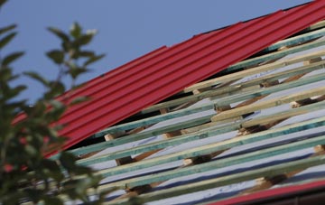 Rhos Common corrugated roofing costs