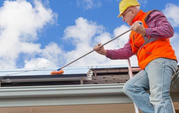 Rhos Common soft wash roof cleaning